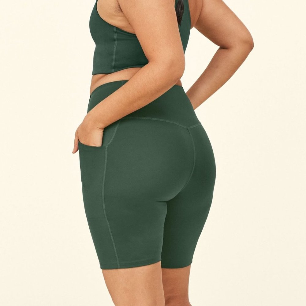 High-Rise Bike Short w Pocket